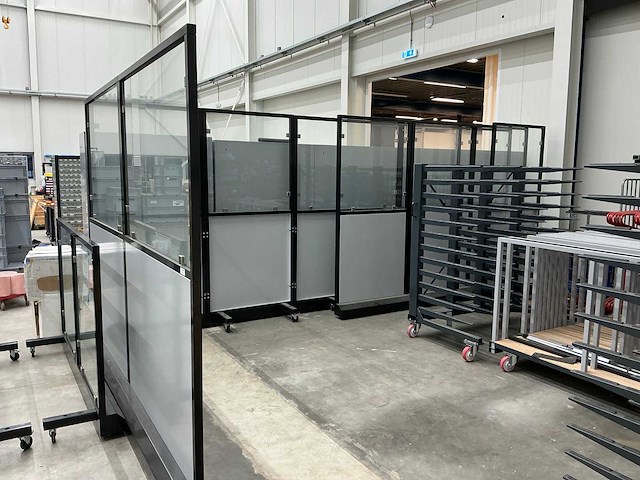 Romias stalen machine veiligheidswanden (10x) - afbeelding 1 van  9