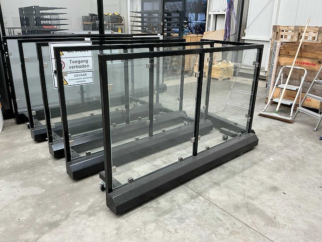 Romias stalen machine veiligheidswanden (5x) - afbeelding 1 van  4