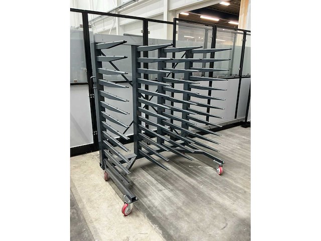 Romias verrijdbare stalen draagarmstelling - afbeelding 2 van  4