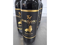 Romi&lola collezione rode wijn fles (10x) - afbeelding 3 van  5