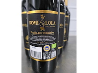 Romi&lola collezione rode wijn fles (10x) - afbeelding 4 van  5