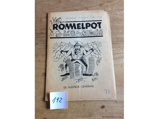 Rommelpot magazine naoorlogs - afbeelding 1 van  2