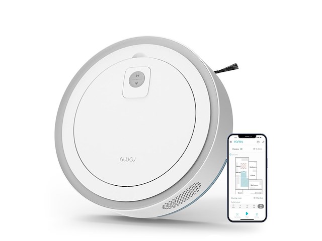 Romy c5 smart home robotstofzuiger met dweilfunctie alexa & siri 2500 pa wit - afbeelding 1 van  6
