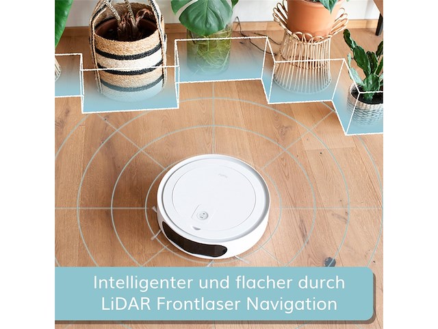 Romy c5 smart home robotstofzuiger met dweilfunctie alexa & siri 2500 pa wit - afbeelding 3 van  6