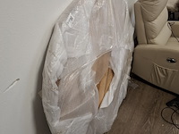 Rond eetkamertafelblad, mangohout - afbeelding 3 van  4