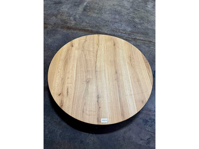 Rond eiken blad 120 cm. - afbeelding 1 van  1