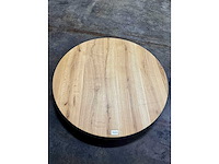Rond eiken blad 120 cm. - afbeelding 1 van  1