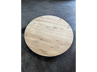 Rond eiken blad 140 cm. - afbeelding 2 van  2