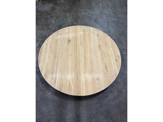 Rond eiken blad 170 cm. - afbeelding 2 van  3