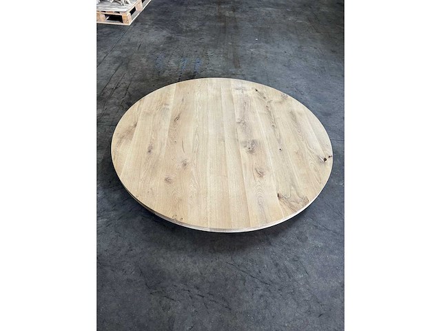 Rond eiken blad 170 cm. - afbeelding 3 van  3