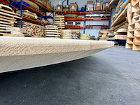 Rond eiken blad verjongde kant 160 cm - afbeelding 1 van  1