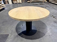 Rond eiken tafel 110 cm - afbeelding 5 van  5
