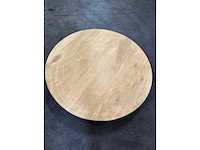 Rond eiken tafelblad 110 cm - afbeelding 2 van  2