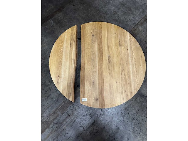 Rond eiken tafelblad 120 cm. - afbeelding 2 van  2