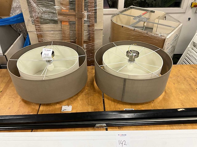 Rond hanglamp (2x) - afbeelding 1 van  5