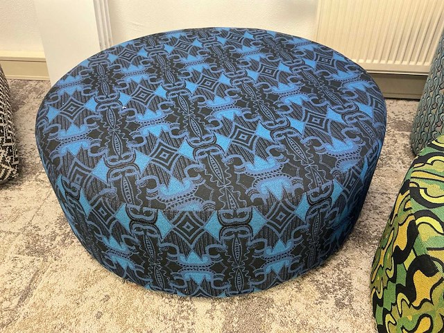 Rond hocker (3x) - afbeelding 3 van  4