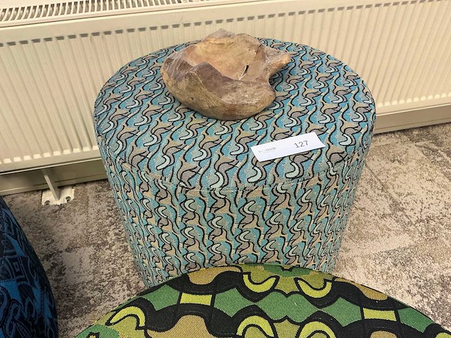 Rond hocker (3x) - afbeelding 4 van  4