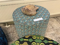 Rond hocker (3x) - afbeelding 4 van  4