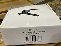 Rond rozet plat deurkruksets (360x) - afbeelding 2 van  4