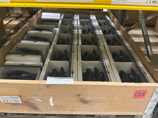 Rond rozet zwart deurkruk set (46x) - afbeelding 4 van  4
