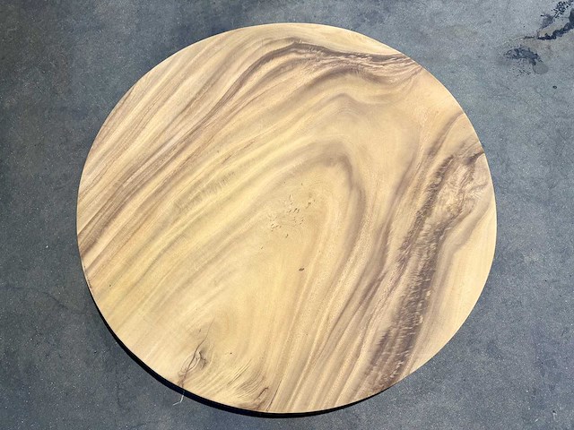 Rond suar tafelblad 110cm. - afbeelding 1 van  1