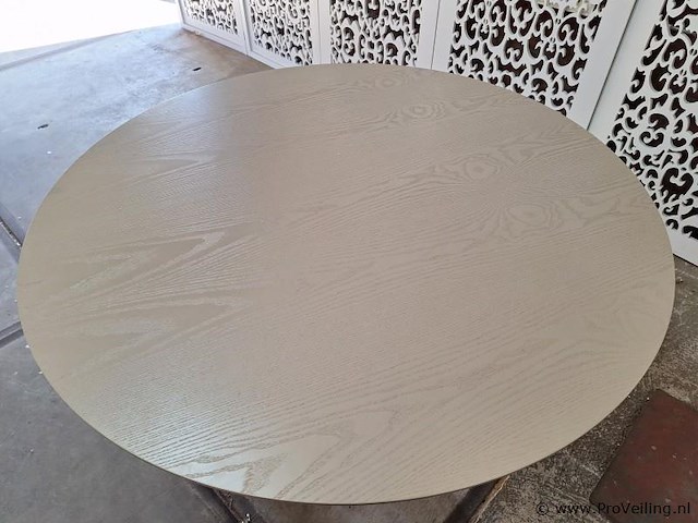 Rond tafelblad - diameter ca. 138 cm - afbeelding 2 van  2