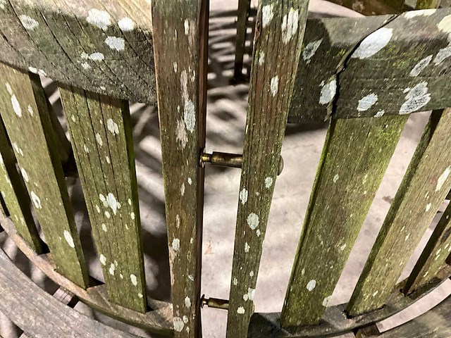 Rond tuinbank - afbeelding 3 van  5