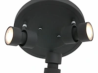 Ronde 3-lichts spot met gu10 lichtbronnen, steinhauer, natasja 7905zw, zwart, 2026
