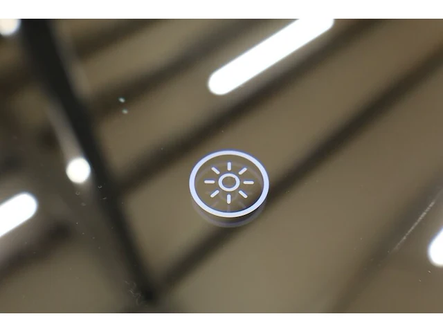Ronde badkamerspiegel met led-verlichting wiesbaden, novi, zwart - afbeelding 4 van  9