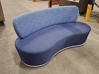 Ronde bank kidney, blauw - afbeelding 2 van  7