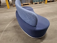 Ronde bank kidney, blauw - afbeelding 4 van  7