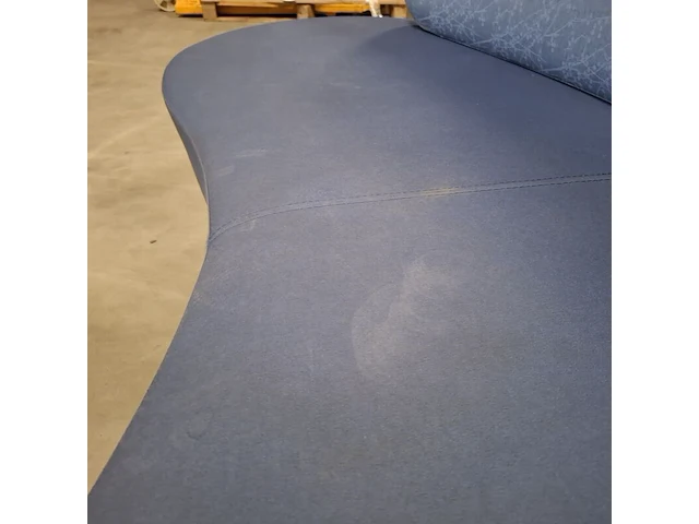 Ronde bank kidney, blauw - afbeelding 6 van  7