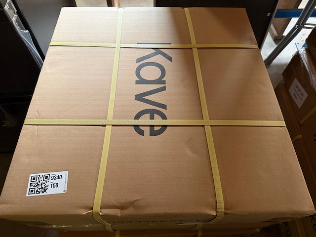Ronde bijzettafel van gegalvaniseerd staal en beige tegels ø45 cm, kave home, tella - afbeelding 6 van  7