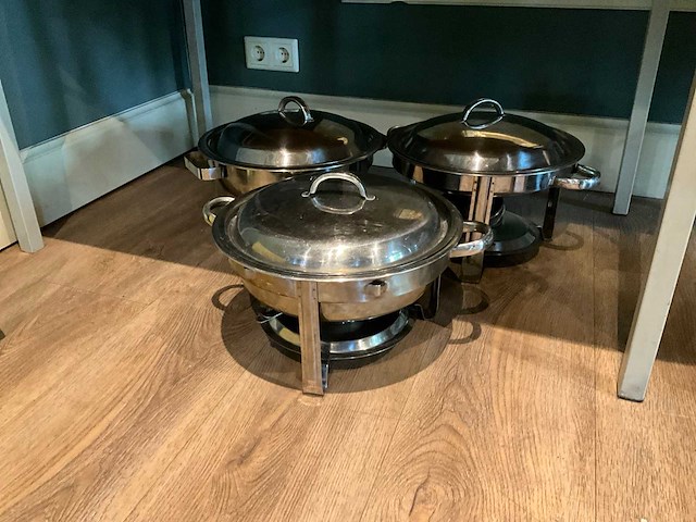 Ronde chaving dishes (3x) - afbeelding 2 van  5