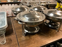 Ronde chaving dishes (4x) - afbeelding 1 van  2