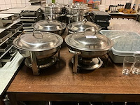 Ronde chaving dishes (4x) - afbeelding 1 van  5