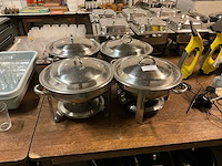 Ronde chaving dishes (4x) - afbeelding 1 van  5