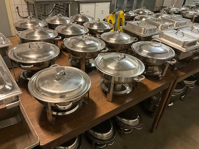 Ronde chaving dishes (6x) - afbeelding 2 van  5