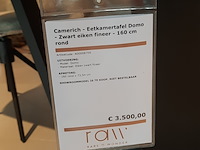 Ronde eetkamertafel camerich, domo, zwart - afbeelding 2 van  8