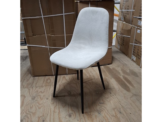 Ronde eetkamertafel met 4x stoel - afbeelding 4 van  7