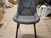 Ronde eetkamertafel met 4x stoel - afbeelding 5 van  7