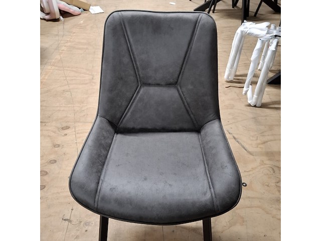 Ronde eetkamertafel met 4x stoel - afbeelding 6 van  7