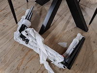 Ronde eetkamertafel met 4x stoel - afbeelding 2 van  11