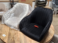 Ronde eetkamertafel met 4x stoel - afbeelding 3 van  11