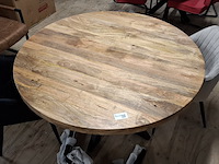 Ronde eetkamertafel met 4x stoel - afbeelding 5 van  11