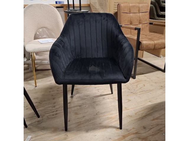 Ronde eetkamertafel met 4x stoel - afbeelding 7 van  11