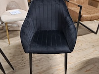 Ronde eetkamertafel met 4x stoel - afbeelding 8 van  11