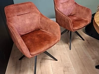 Ronde eetkamertafel met 5 stoelen - afbeelding 4 van  6