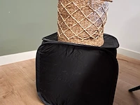 Ronde eetkamertafel met 5 stoelen - afbeelding 5 van  6