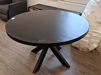 Ronde eetkamertafel,, zwart - afbeelding 1 van  3